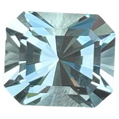 Marvelous Natural Fancy Cut Aquamarine 2.85 Carats Pakistani Aquamarine