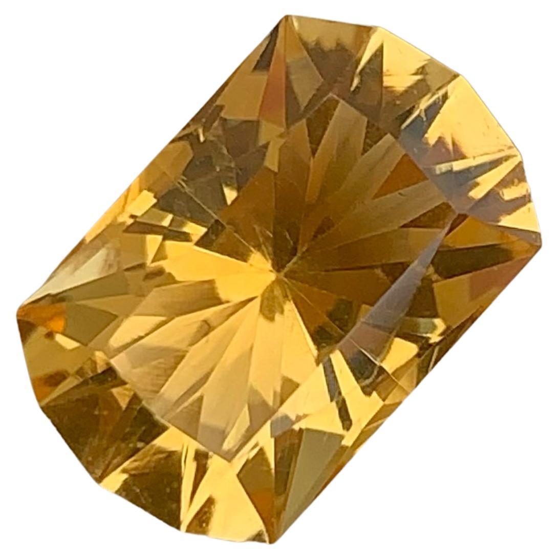 Marvelous Natural Yellow Citrine Gemstone 4.30 Carats Citrine Jewelry For Sale
