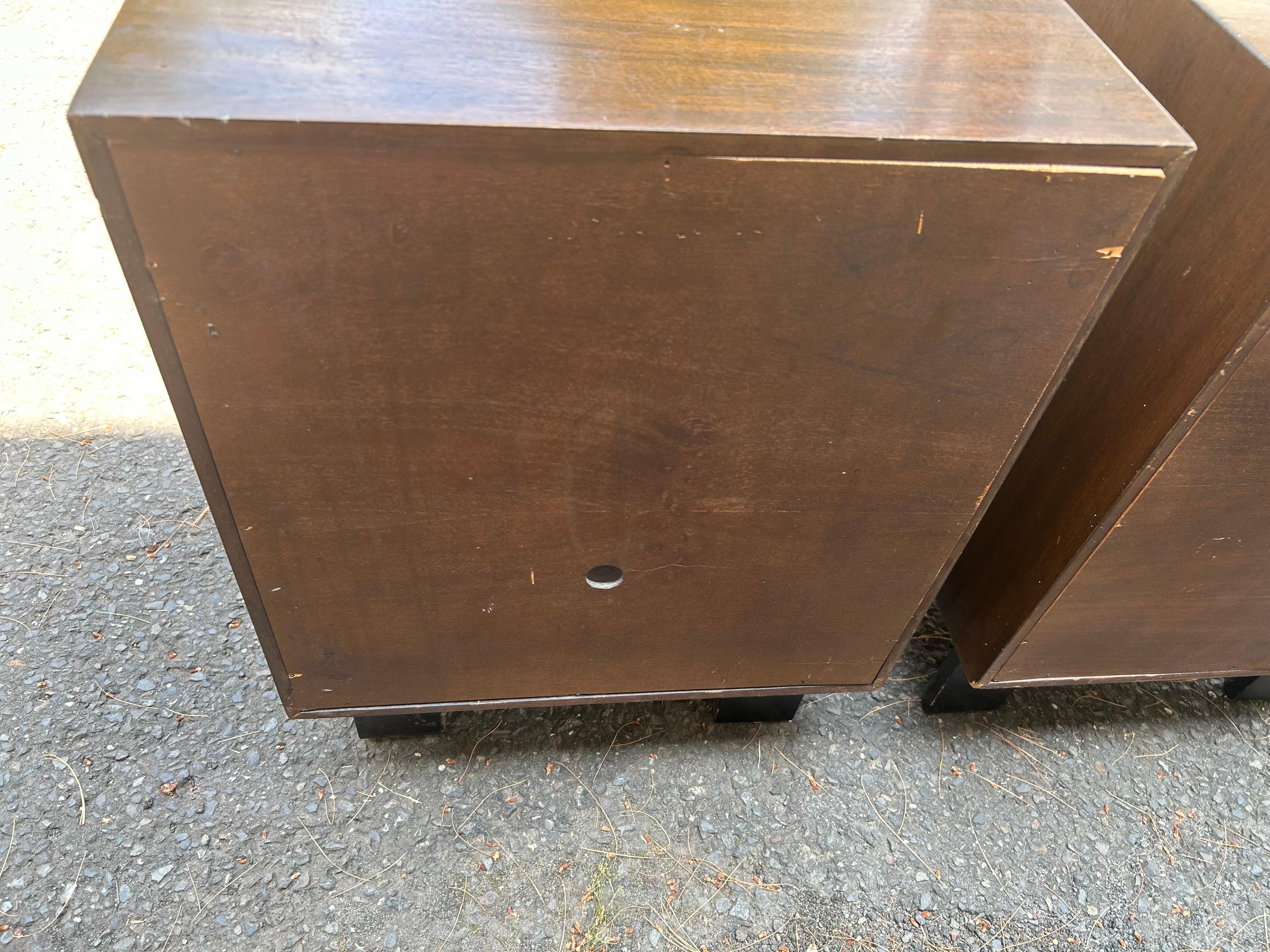 Marvelous Pair George Nelson Primavera Night Stand Mid-Century Modern For Sale 5