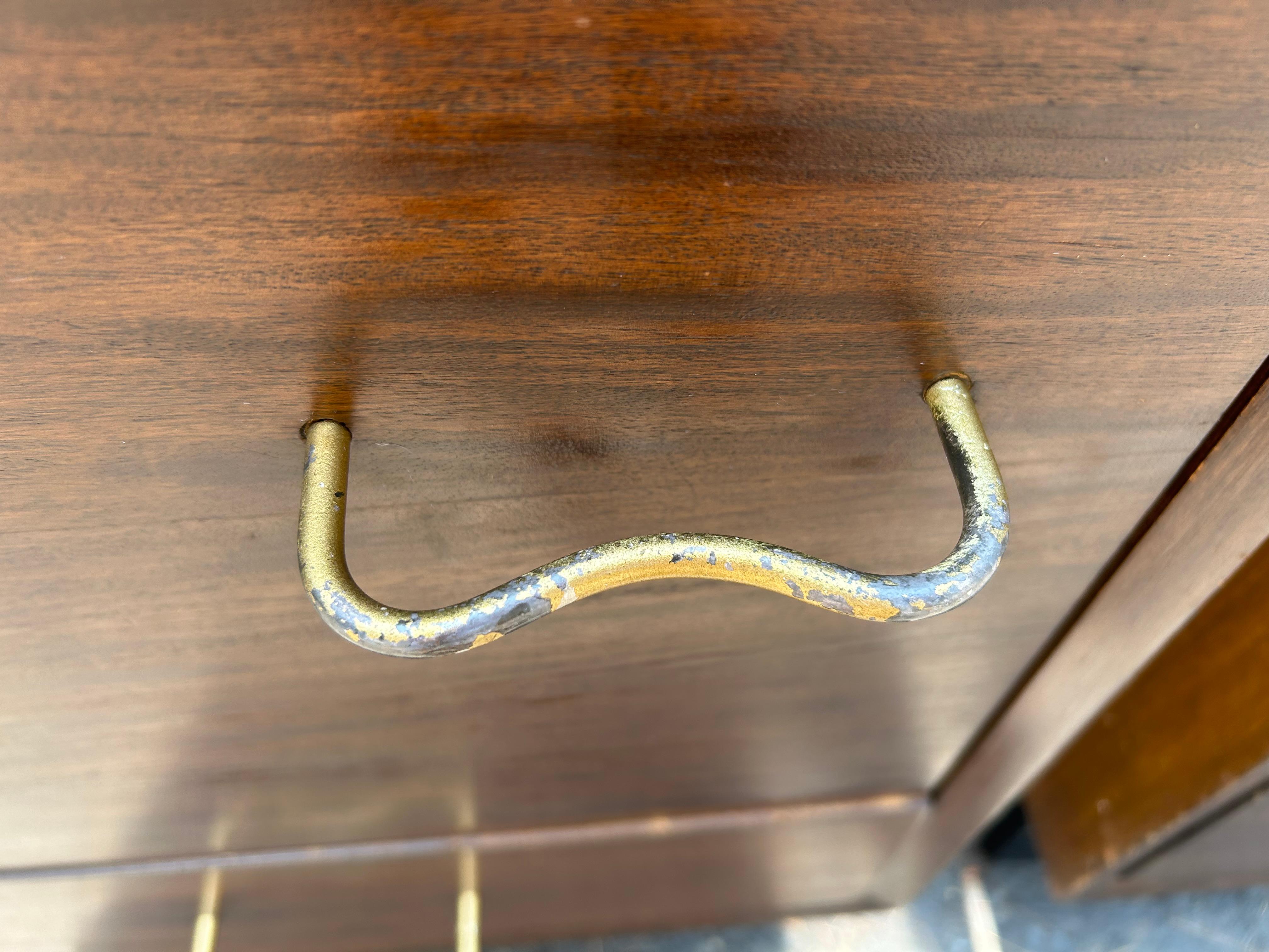 Metal Marvelous Pair George Nelson Primavera Night Stand Mid-Century Modern For Sale
