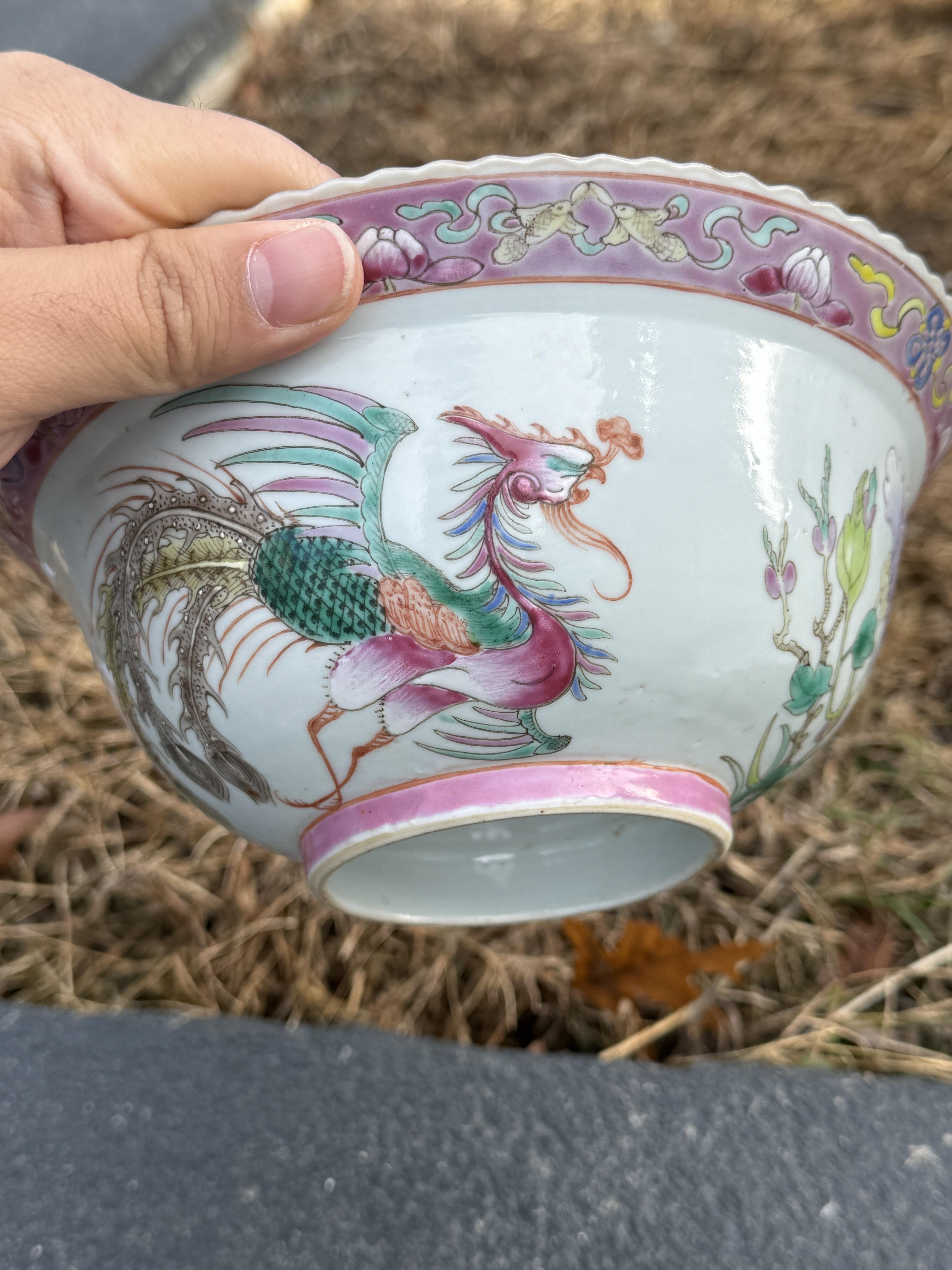 Maravillosa Pareja de Porcelana China / Malasia Peranakan Nonya en venta 1