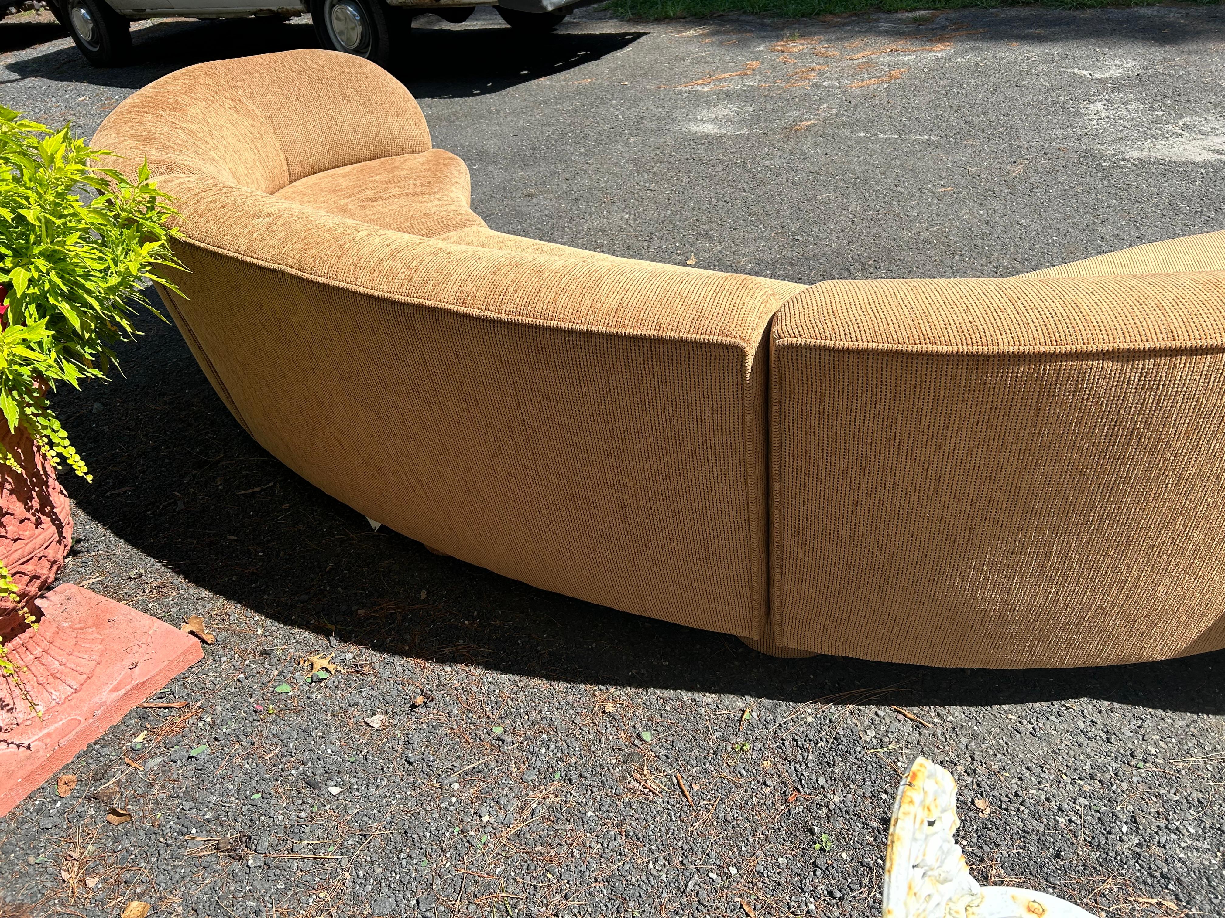 Marvelous Vladimir Kagan Curved 3-Piece Cloud Sofa Sectional Directional 4