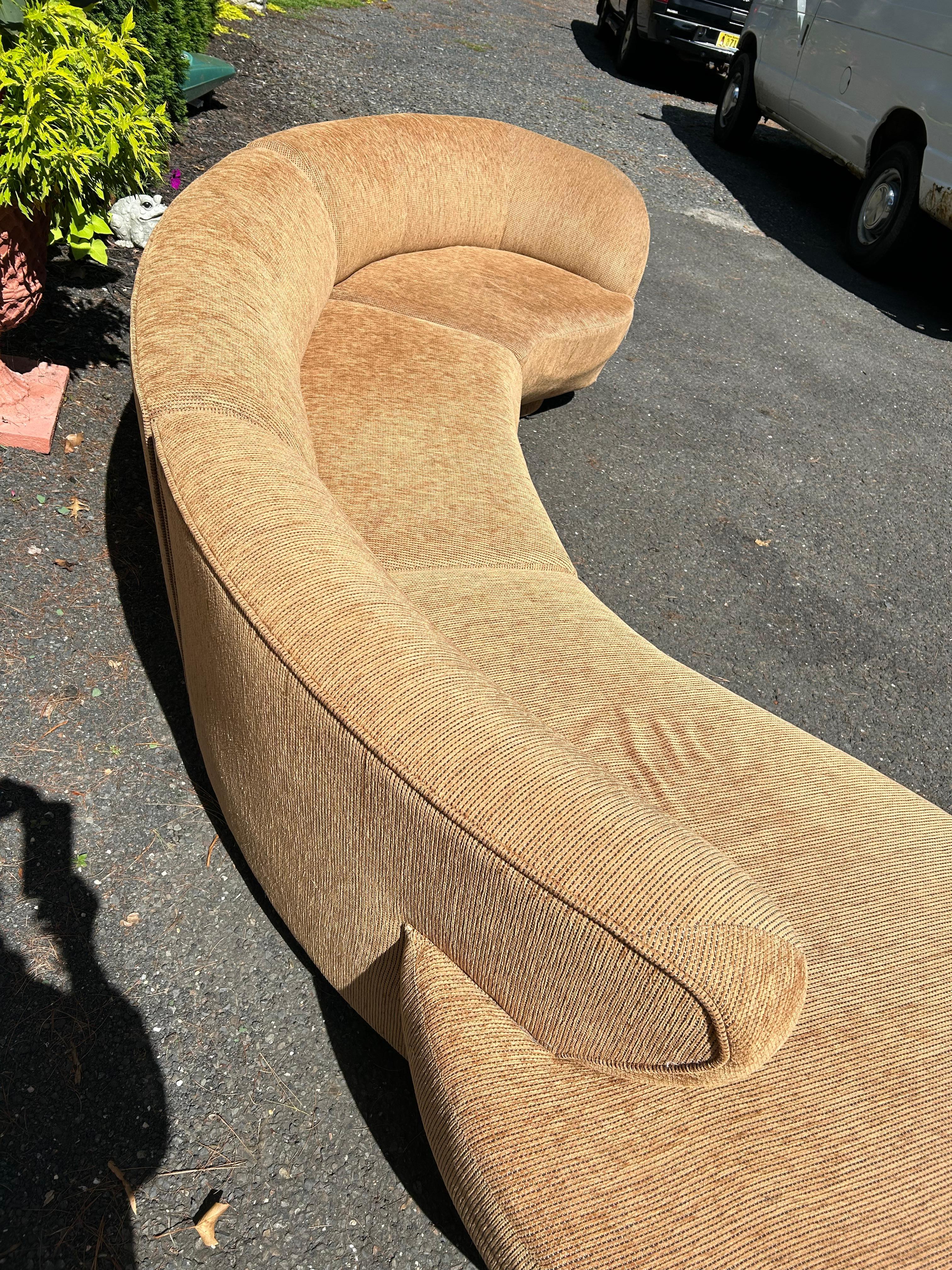 Marvelous Vladimir Kagan Curved 3-Piece Cloud Sofa Sectional Directional 6