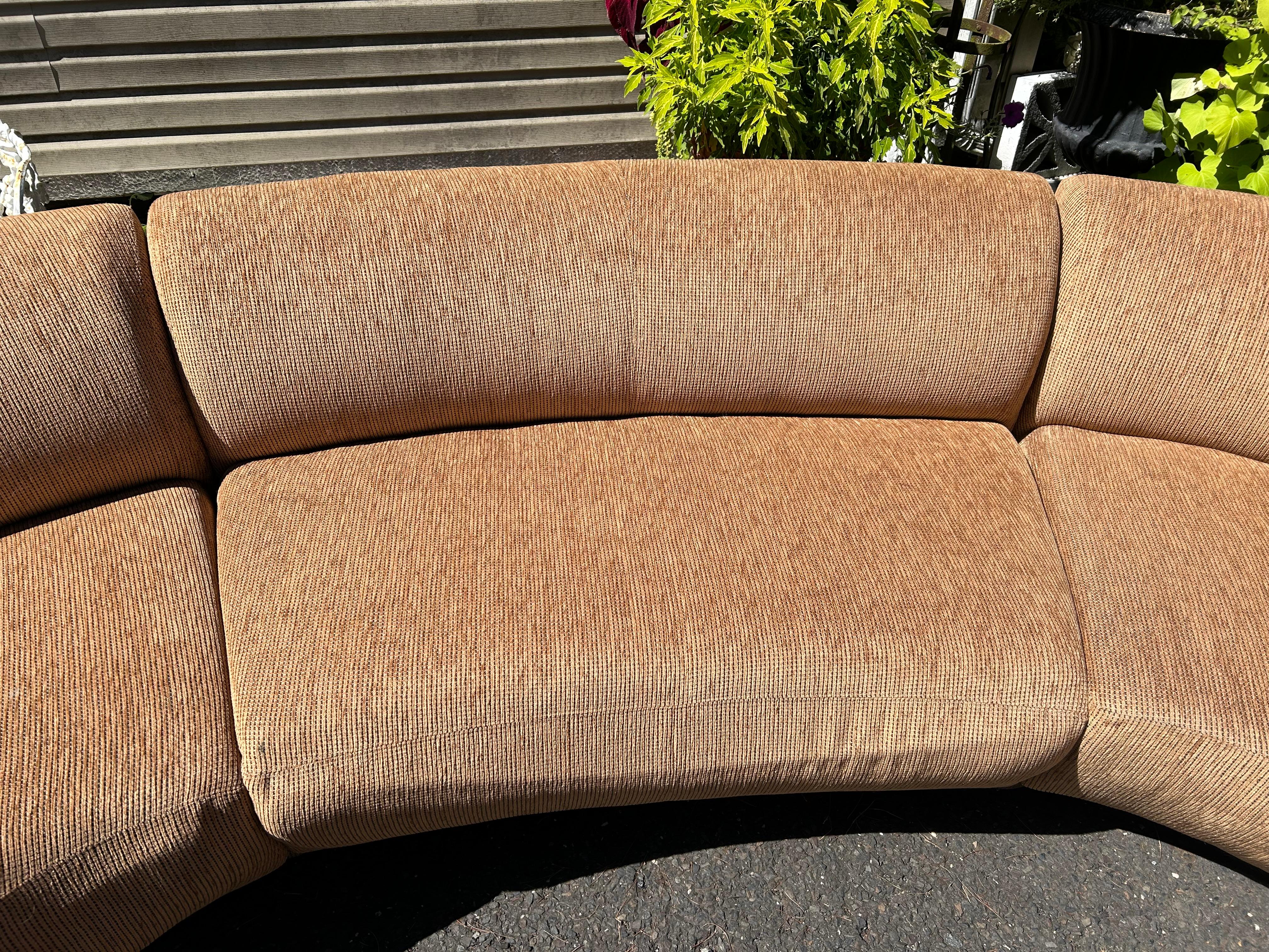 Late 20th Century Marvelous Vladimir Kagan Curved 3-Piece Cloud Sofa Sectional Directional