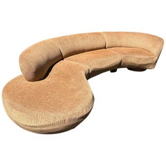 Marvelous Vladimir Kagan Curved 3-Piece Cloud Sofa Sectional Directional