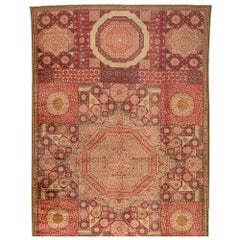 Marvelously Decorative Anatolian Oushak Carpet