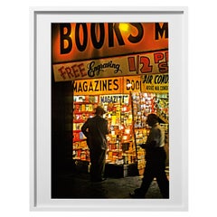 Marvin E. Newman Art Edition Book with Signed Print "Broadway, 1954"