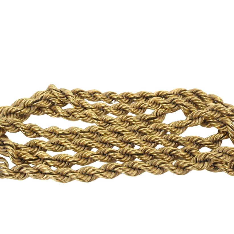 Scorpio 14k Gold Pendant Marvin Hime Rope Chain Necklace For Sale 4