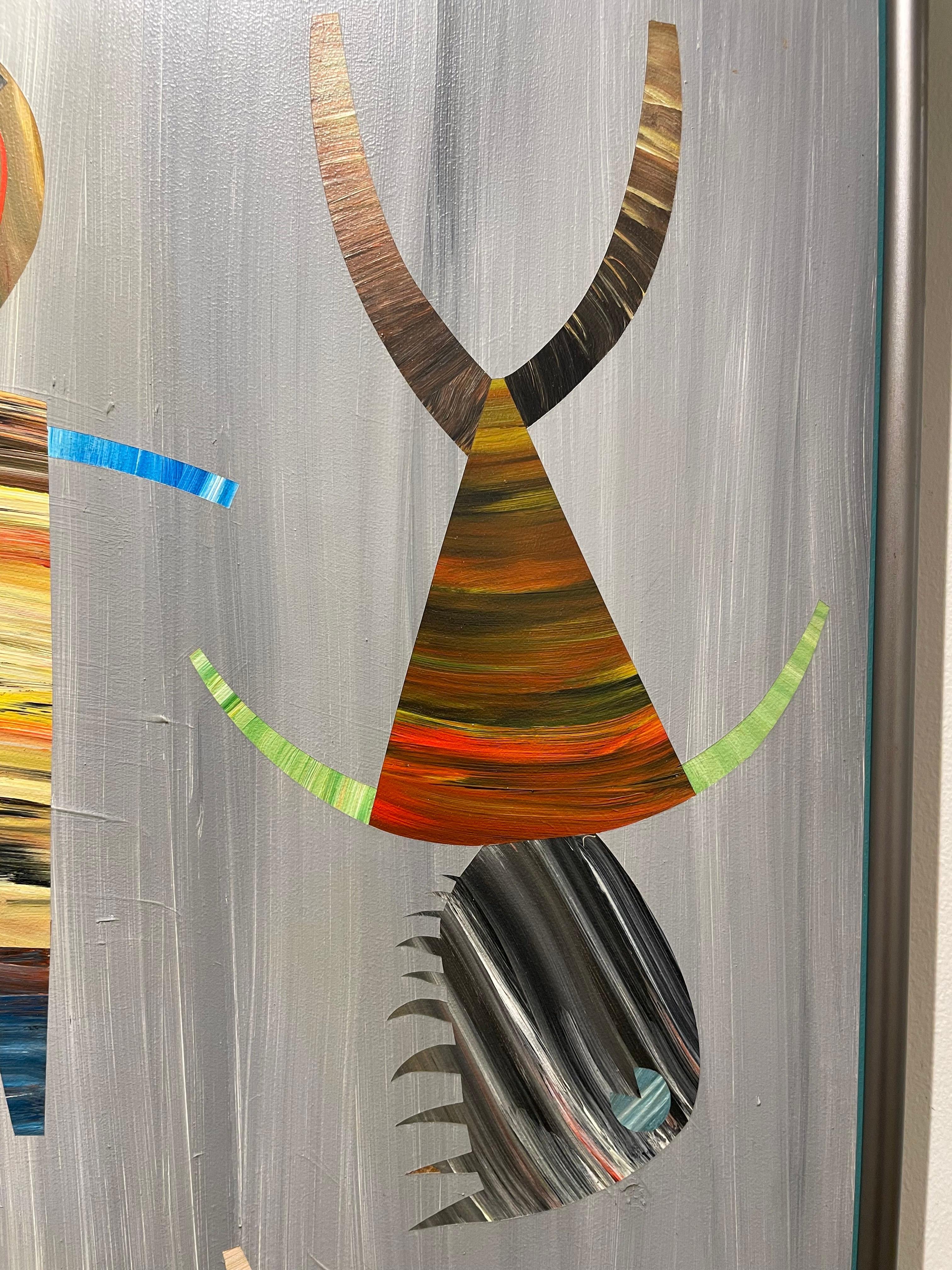 Montalvo n° 15, Marvin Jones, peinture abstraite figurative, artiste de Cleveland en vente 9