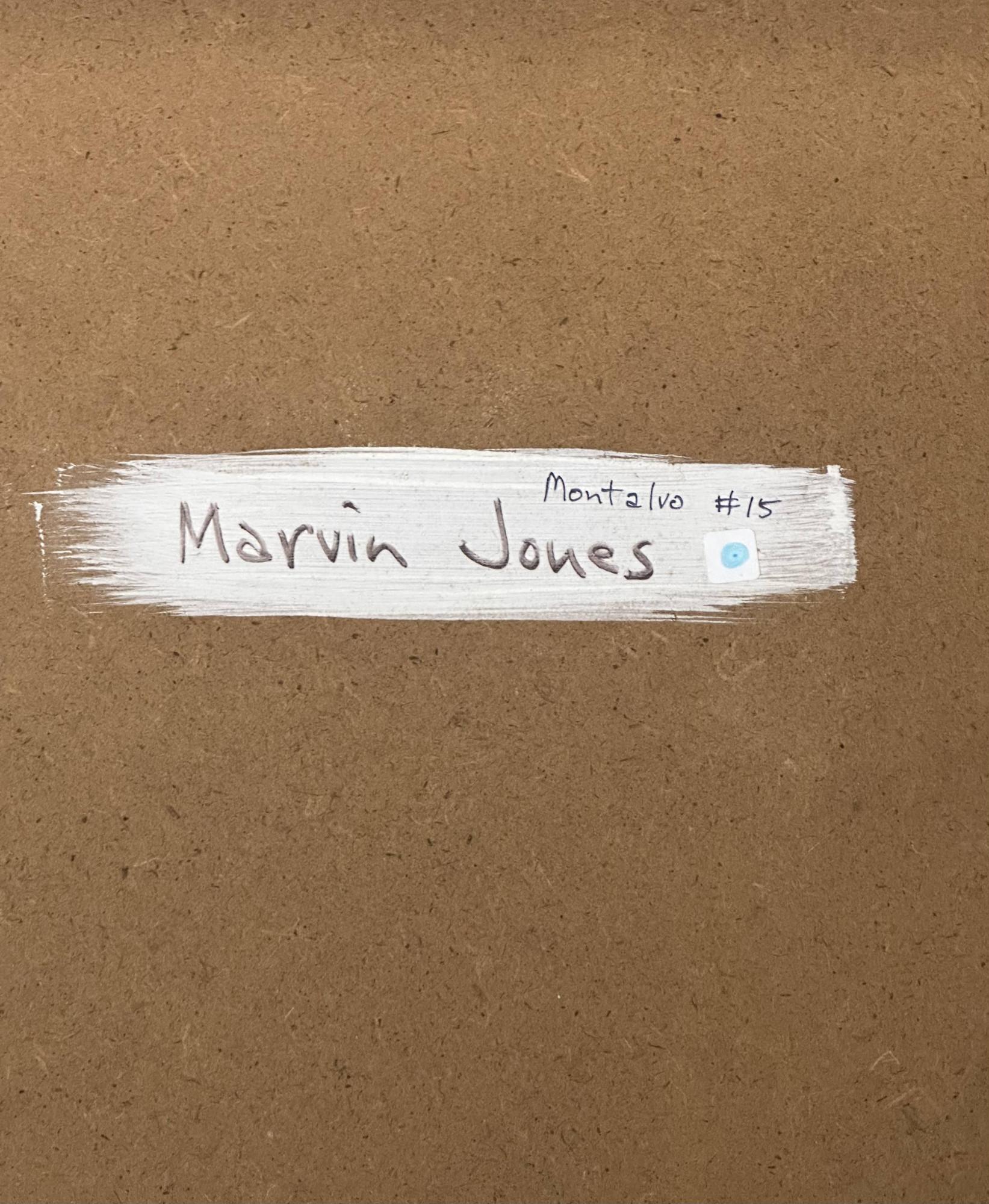 Montalvo #15, Marvin Jones Figural Abstract painting, Cleveland Artist For Sale 5