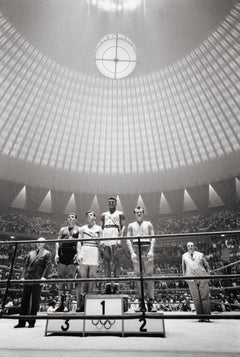 Retro 1960 Rome Olympics, Cassius Clay, Black & White Photography, Fine Art Print