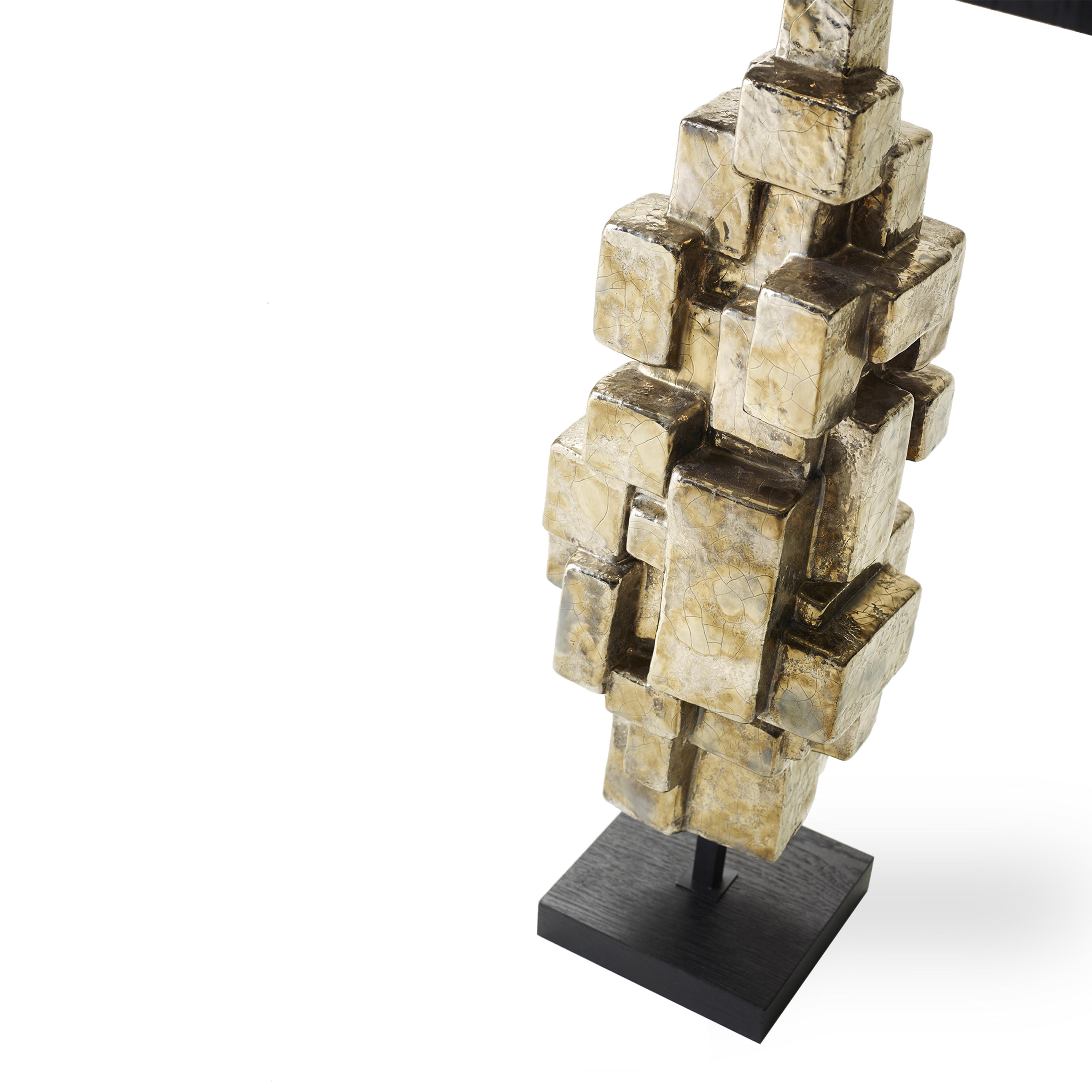 Contemporary Marvin Table Lamp with Shade by Marioni For Sale