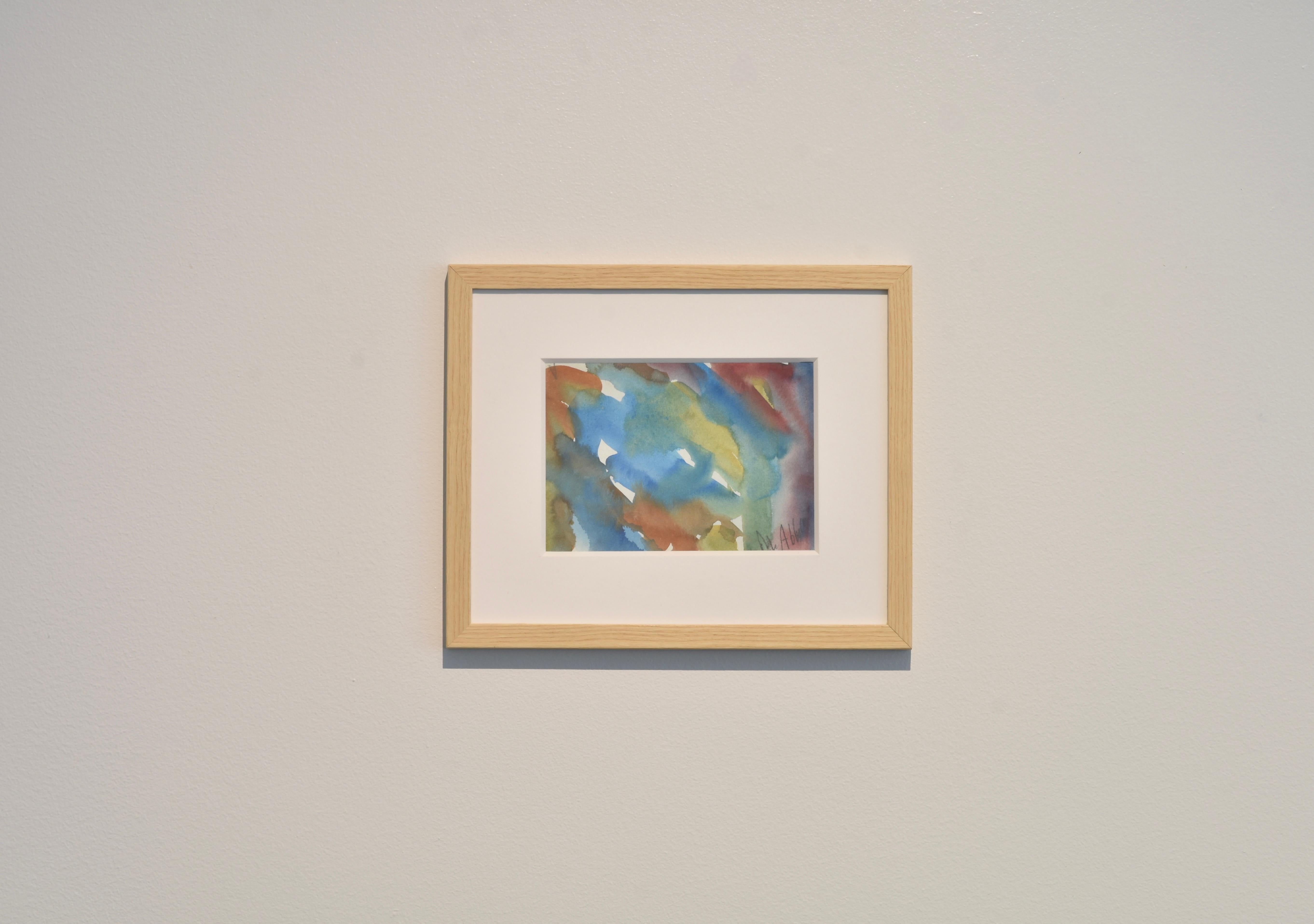 Ohne Titel, Mary Abbott, Gemälde, Aquarell, Frau abstrakter Künstler, 2005 im Angebot 1