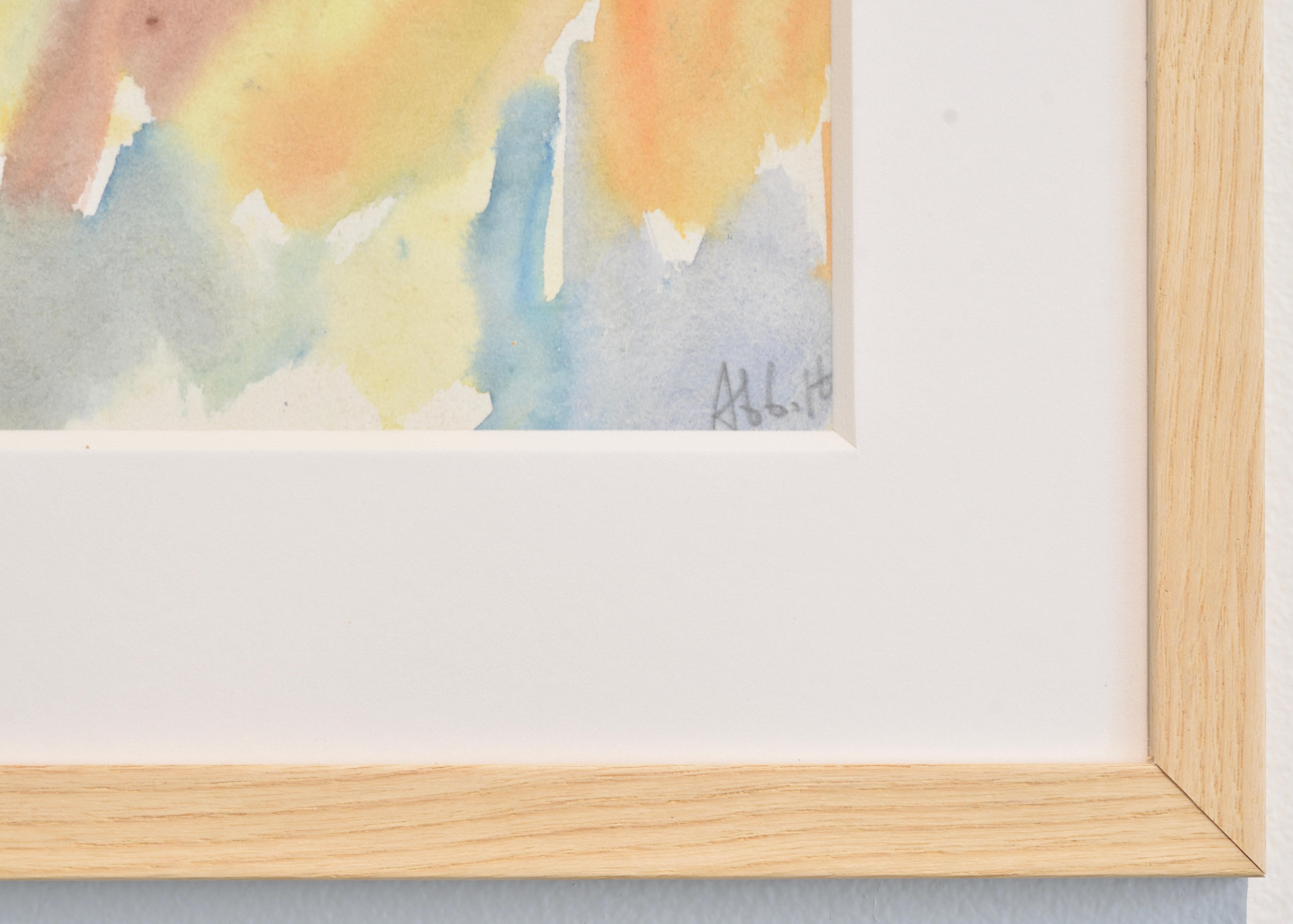 Untitled, Mary Abbott, Painting, Watercolor, Woman Abstract Expresionnist, 2005 For Sale 3