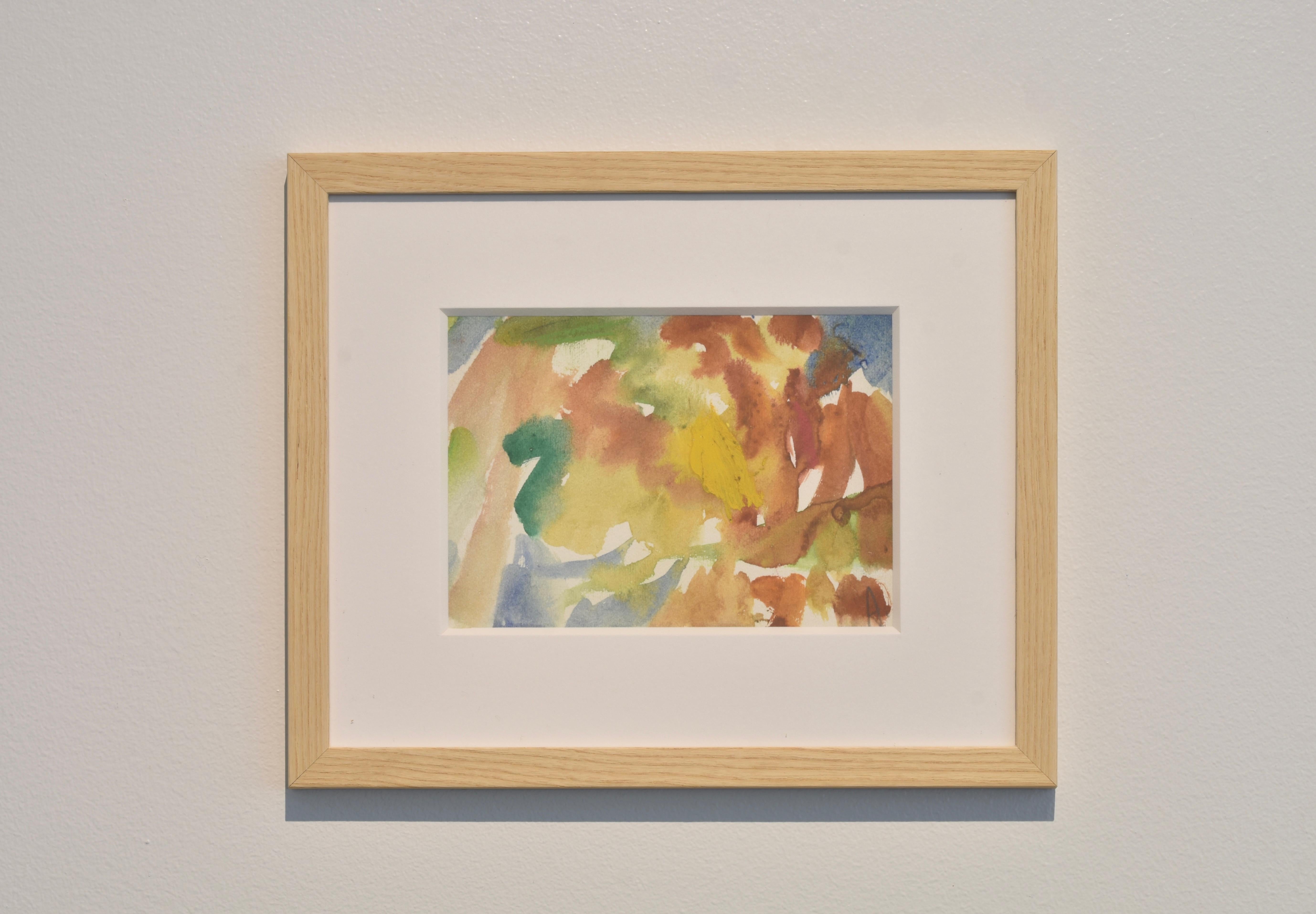 Ohne Titel, Mary Abbott, Gemälde, Aquarell, Frau abstrakter Künstler, 2005