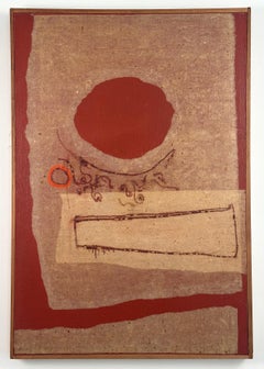 Persian Morning II (Abstract expressionist mid-century Indiana artist painting)