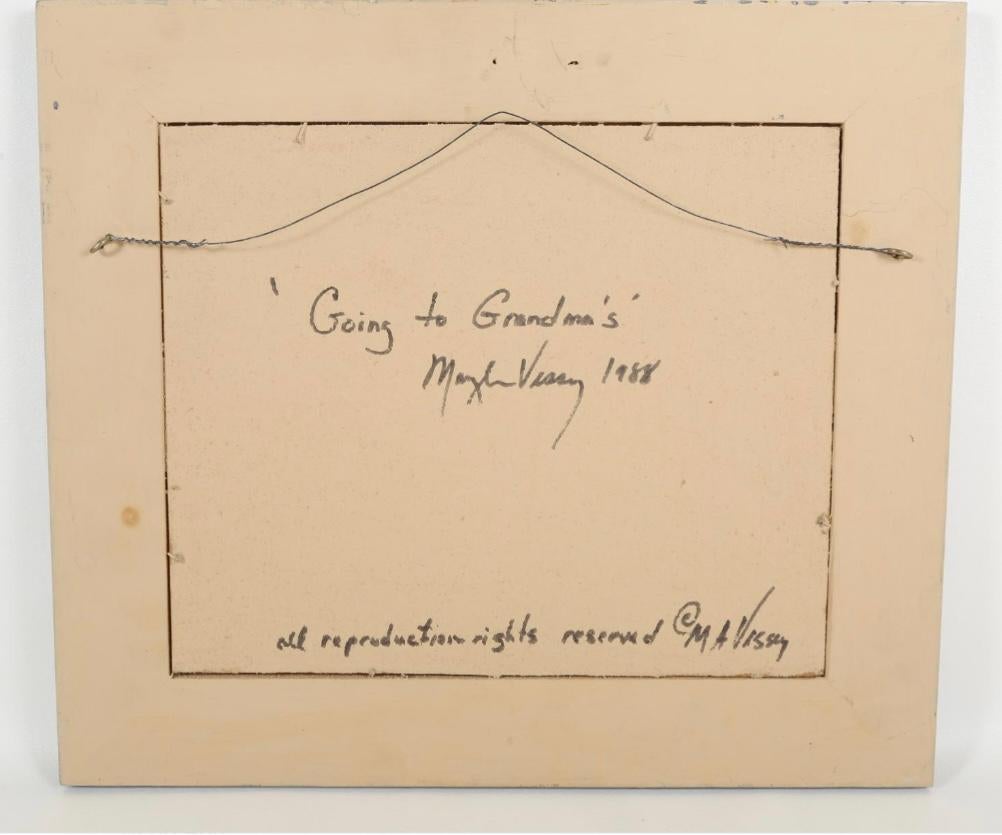 Olio su tavola 
sul verso con titolo, firma e 1988 a pennarello

Provenienza
Dalla Collezione Gene Worrell, Museo d'Arte Animale della Virginia

Misure
Cornice: 14 1/4 per 16 1/4 pollici
Immagine: 9 3/8 per 11 3/8 pollici

Peso
2 libbre e 5