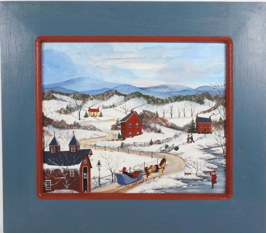 "Andare dalla nonna" - Painting di Mary Ann Vessey 