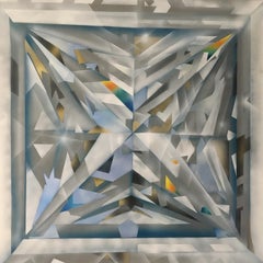 Agatha", Acryl, Leinwand, zeitgenössisch, geometrisch, Malerei, abstrakte Kunst