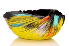 Mary Ann Toots Zynsky, Terre de Feu, 1988, verre « filet de verre », soufflé à la main