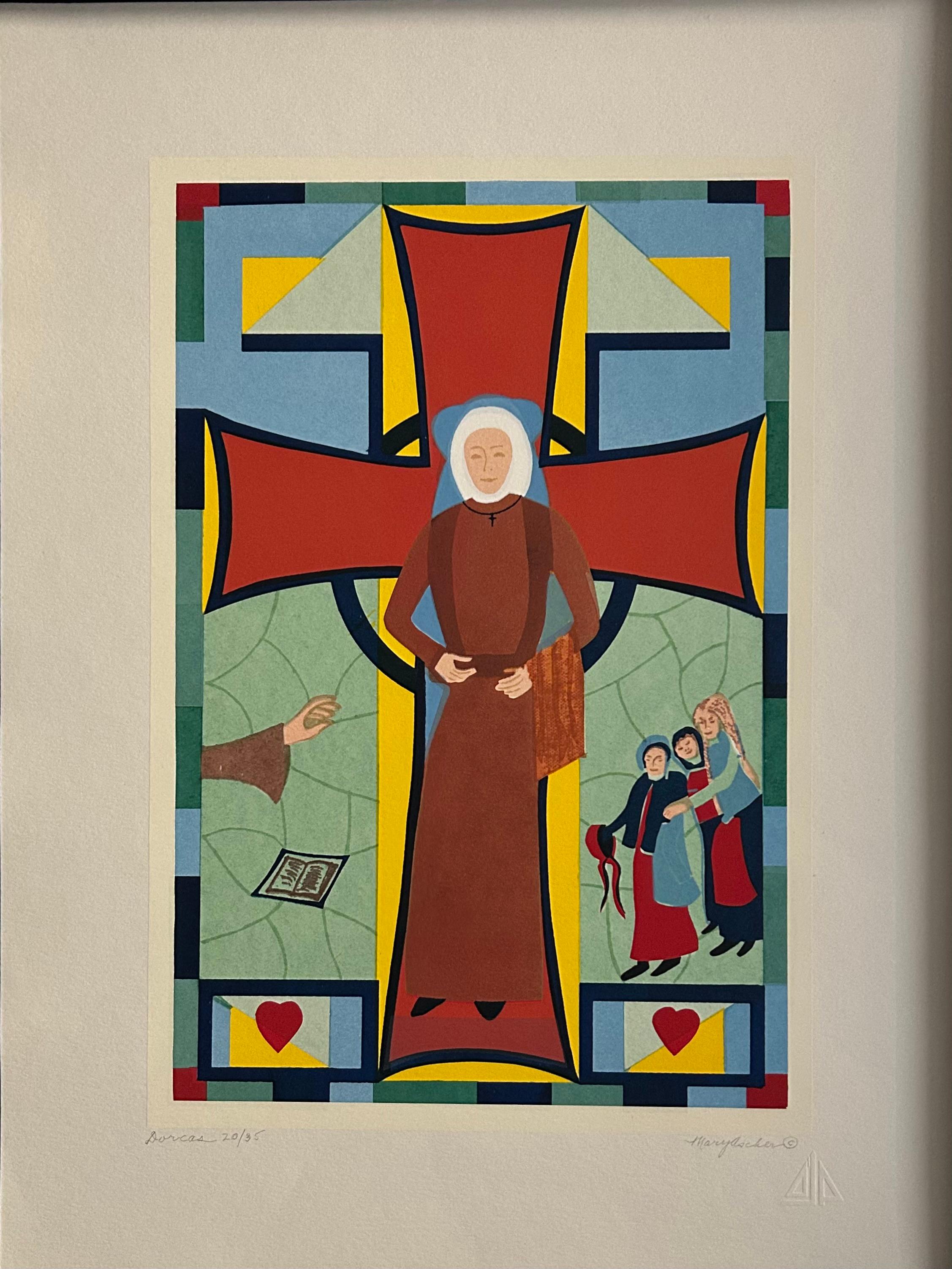 Twelve Woman of the New Testament and the Early Church - Contemporary Print by Mary Ascher