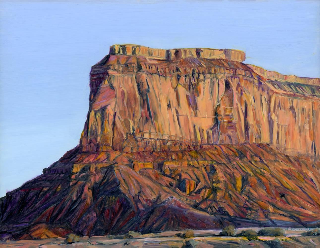 Mary-Austin Klein Landscape Painting - Chicken Rock, New Mexico