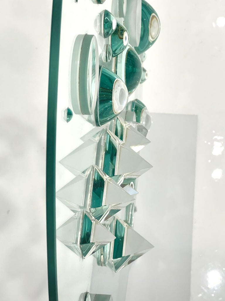 Mary Bauermeister Optical Glass Disc Sculpture For Sale at 1stDibs
