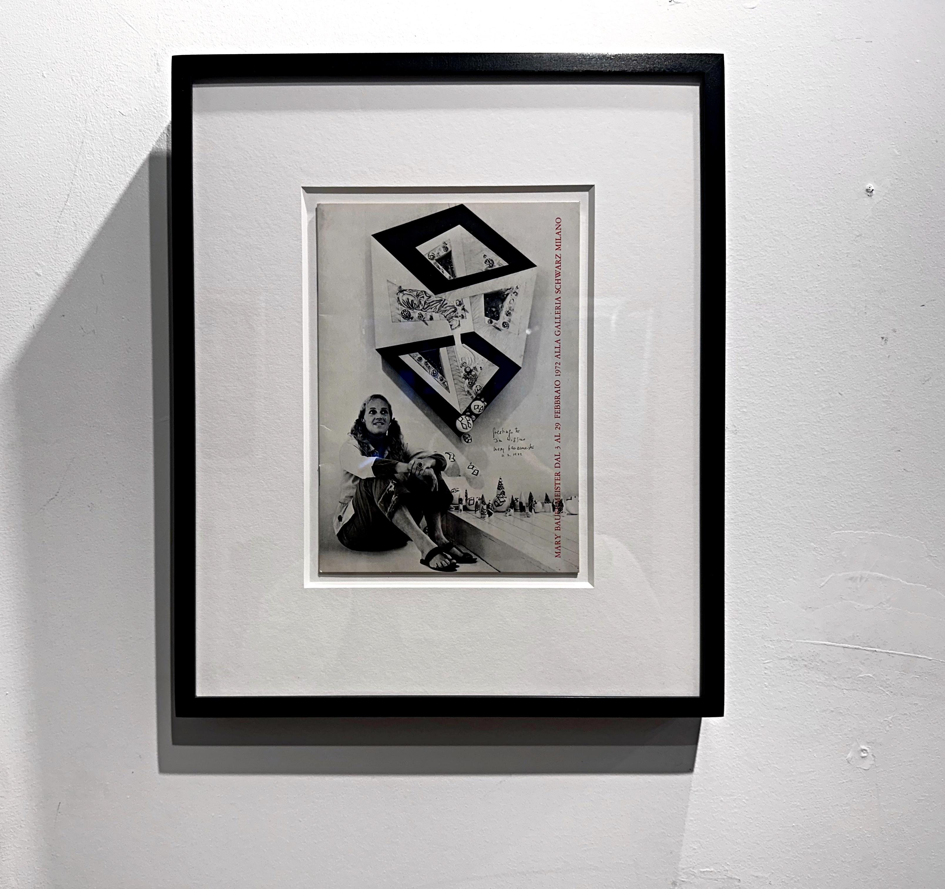Mary Bauermeister alla Galleria Schwarz Milano (firmata a mano, datata e iscritta) in vendita 1