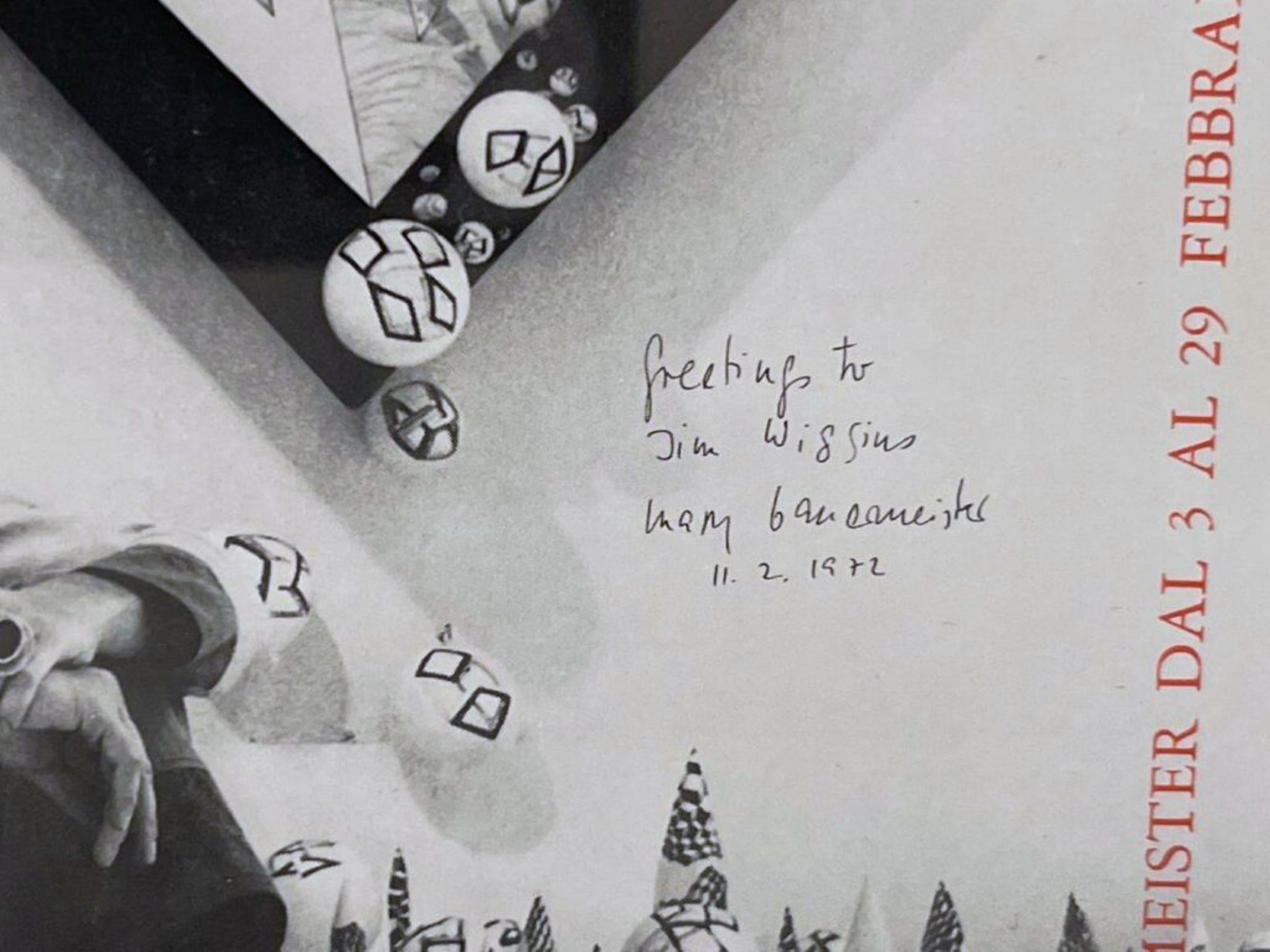 Mary Bauermeister alla Galleria Schwarz Milano (firmata a mano, datata e iscritta) in vendita 4