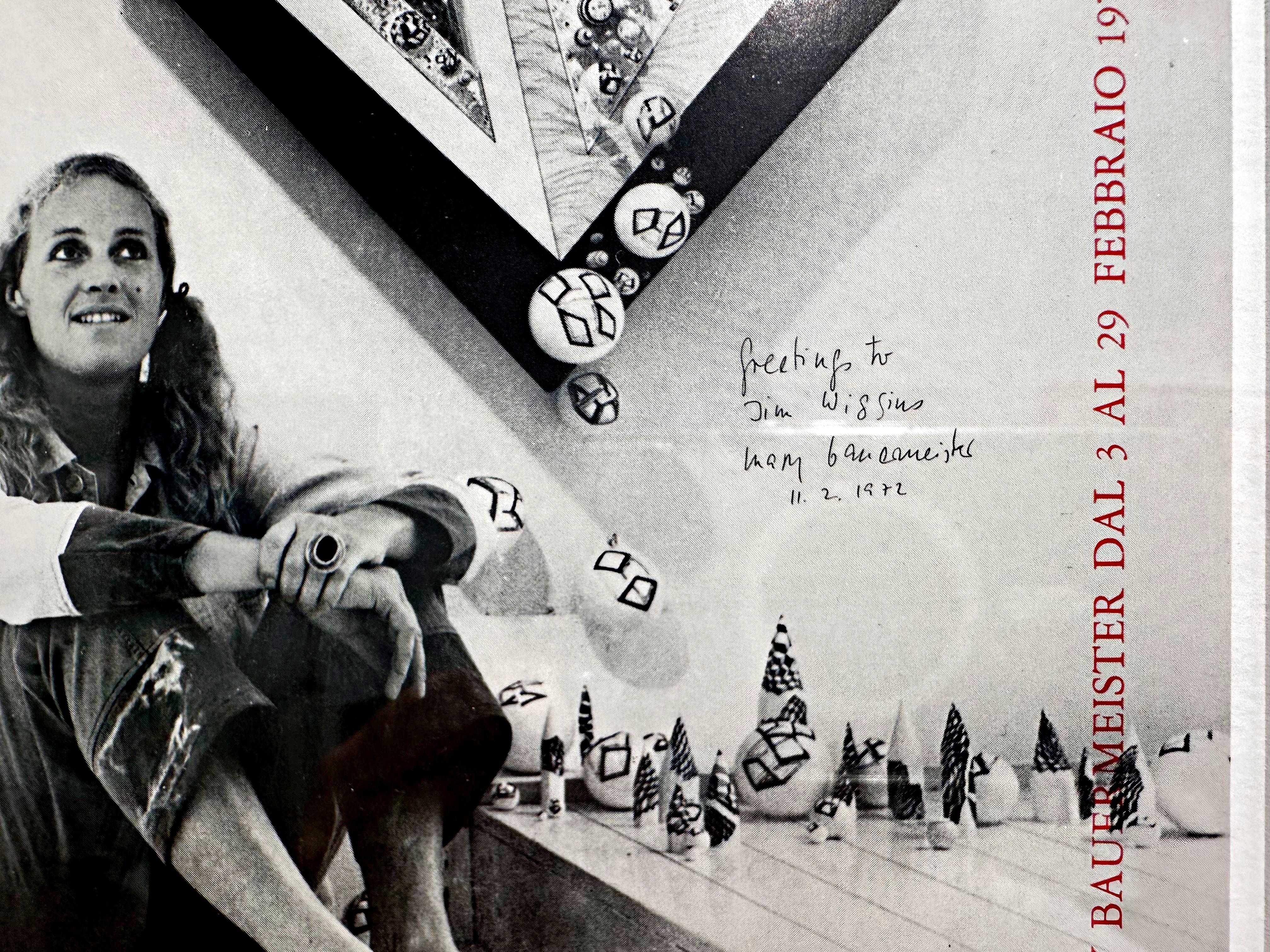 Mary Bauermeister alla Galleria Schwarz Milano (firmata a mano, datata e iscritta) in vendita 5
