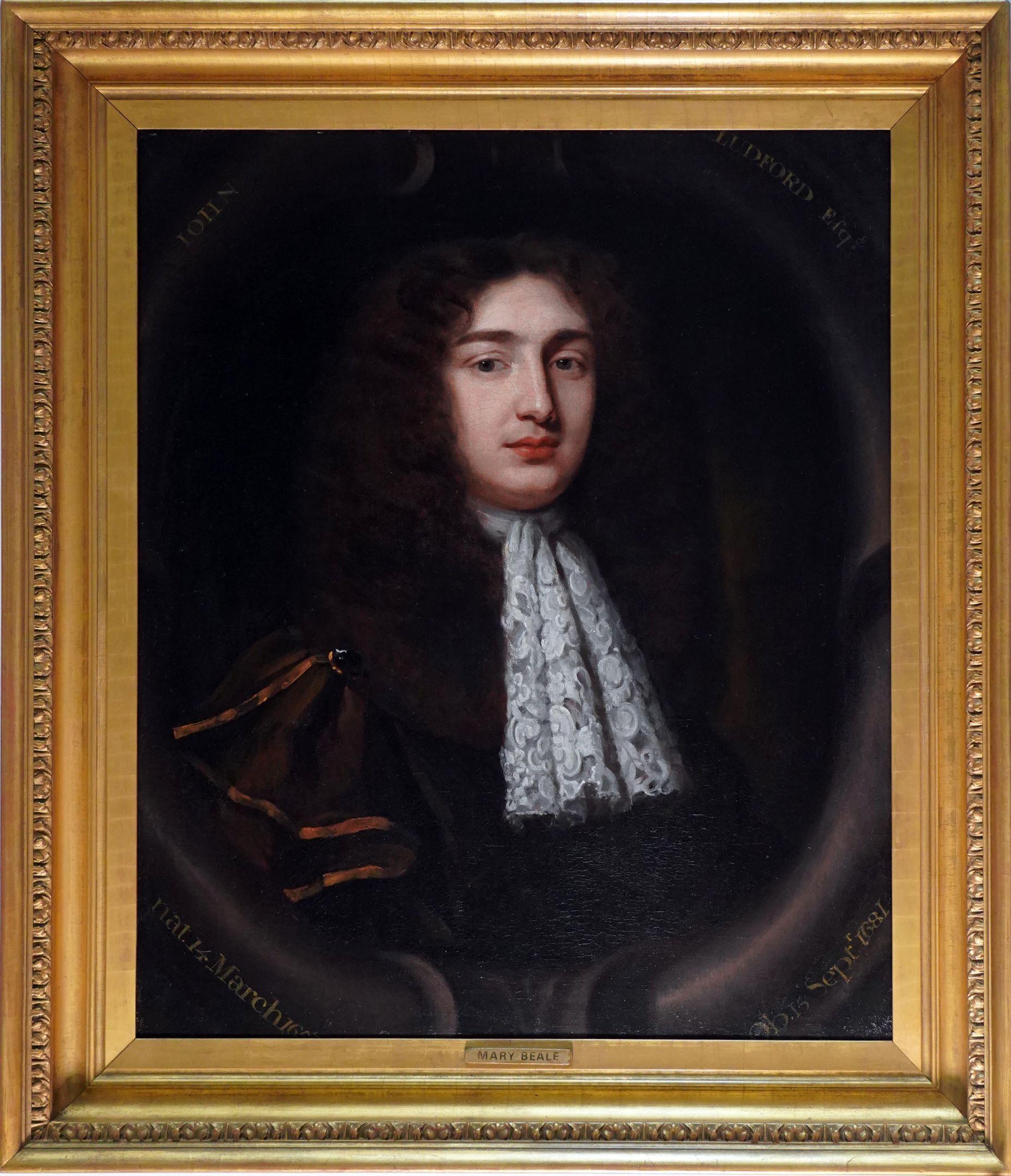 Mary Beale Portrait Painting - English 17th century portrait of John Ludford Esquire