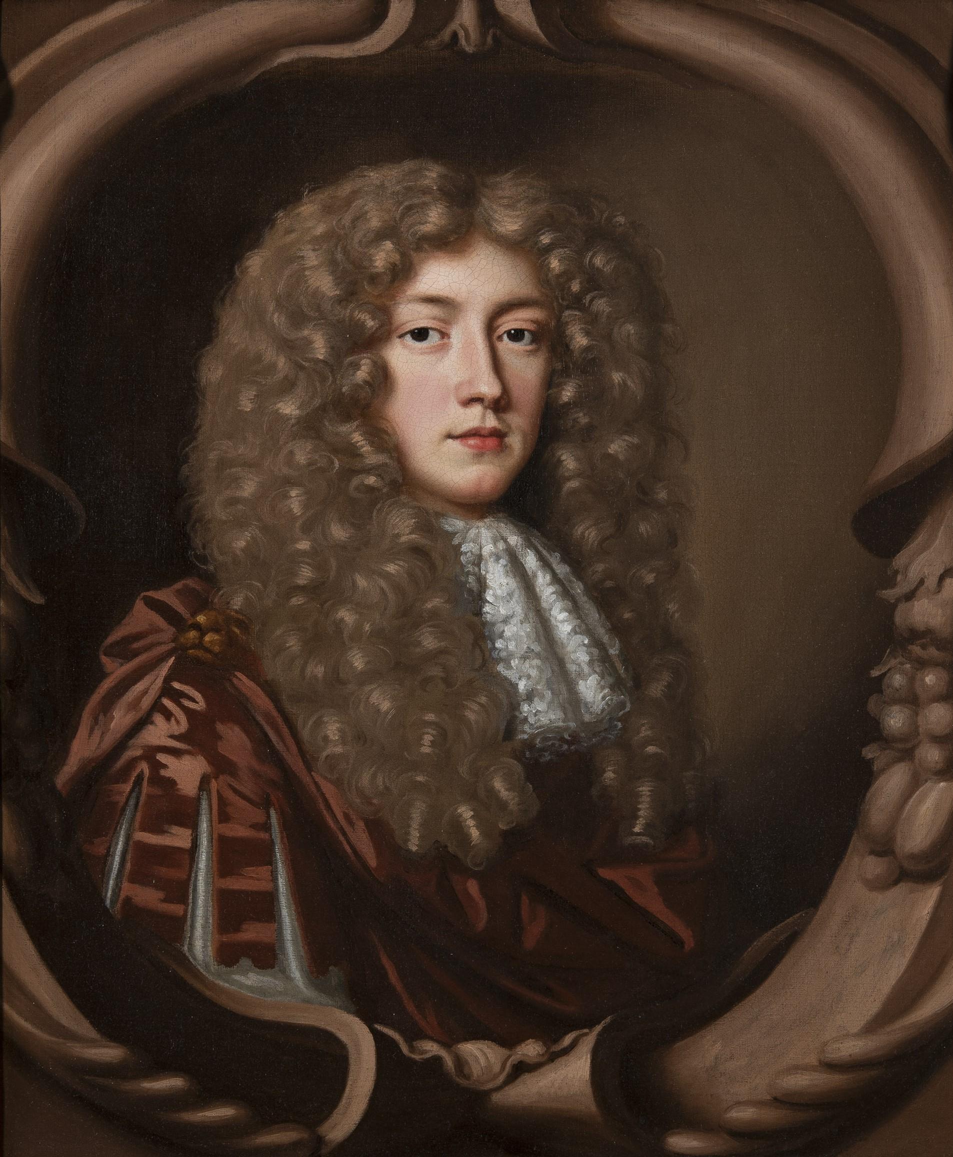 Portrait d'un gentilhomme, traditionnellement appelé le Duke de Monmouth - Painting de Mary Beale
