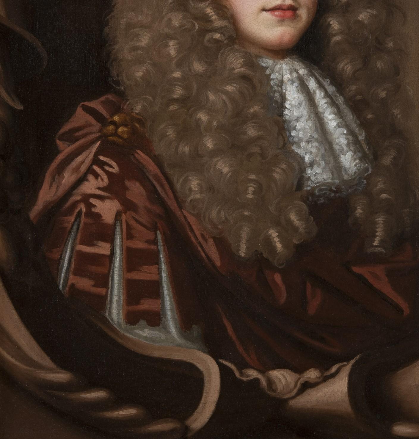 Portrait d'un gentilhomme, traditionnellement appelé le Duke de Monmouth - Baroque Painting par Mary Beale