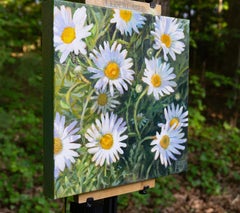 Gänseblümchen grüßen die Sonne, Originalgemälde