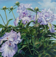 Peonías siguiendo a los lirios, Pintura original