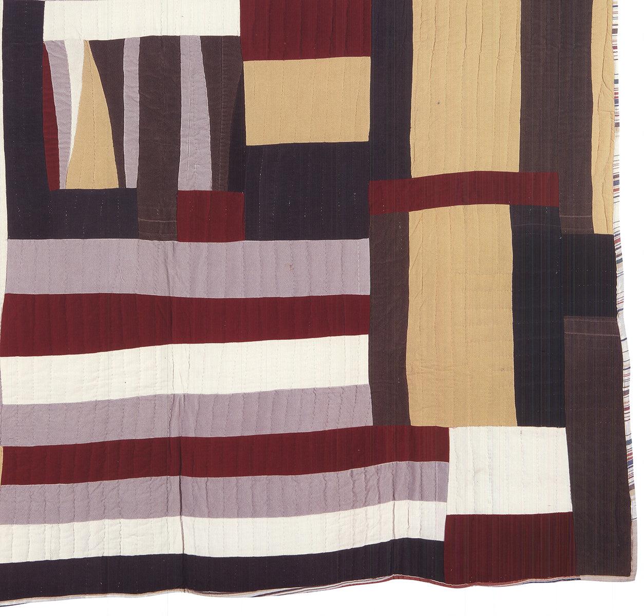 Housetop Variation Quilt - Contemporary Print by Mary Bendolph