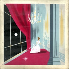 Mary Blair Original Concept Painting for Cinderella