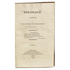 Mary Brunton, Discipline, First Edition, 1814, 3 Volumes