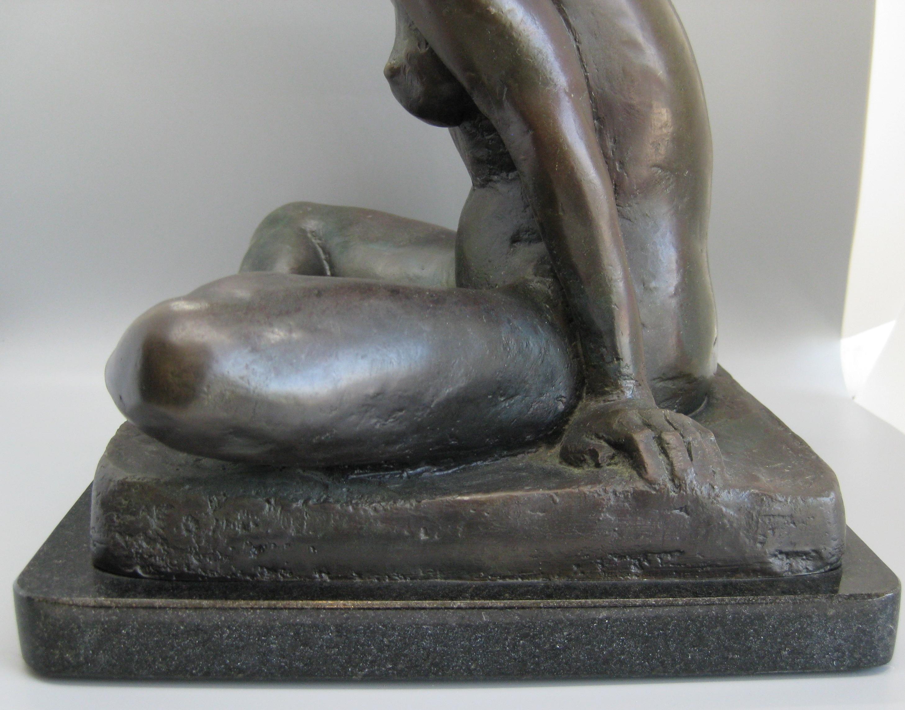 Mary Buckman Bronze Female Nude 