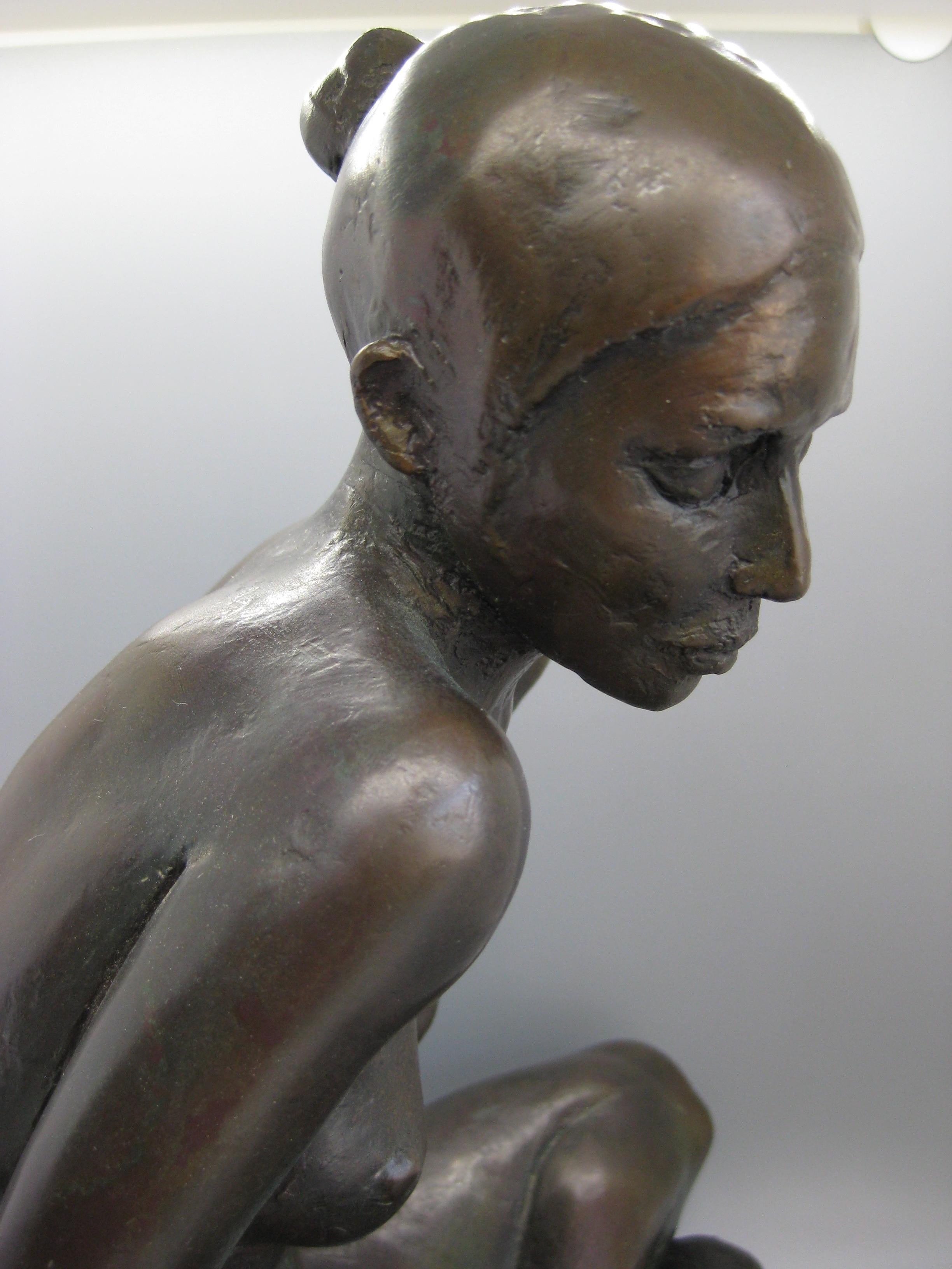 Contemporary Mary Buckman Bronze Female Nude 