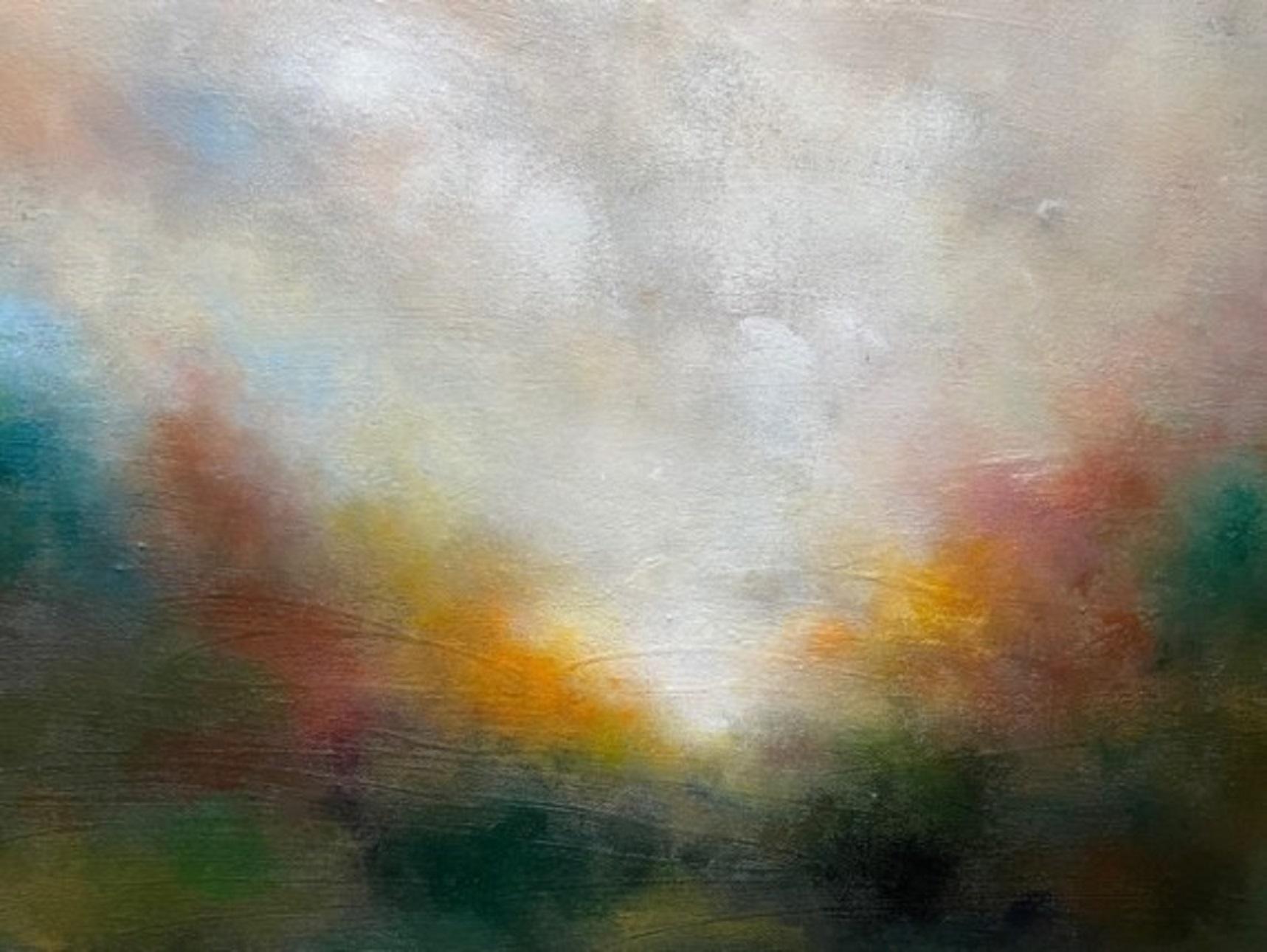Lampe du matin, Mary Burtenshaw, peinture de paysage originale en vente 2