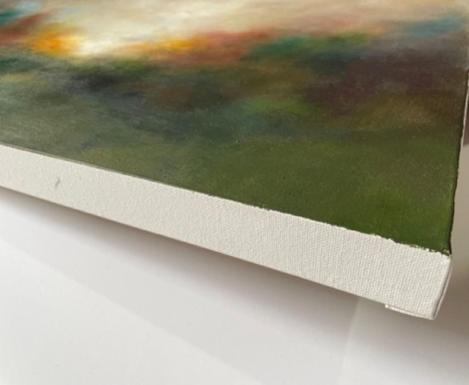Lampe du matin, Mary Burtenshaw, peinture de paysage originale en vente 3