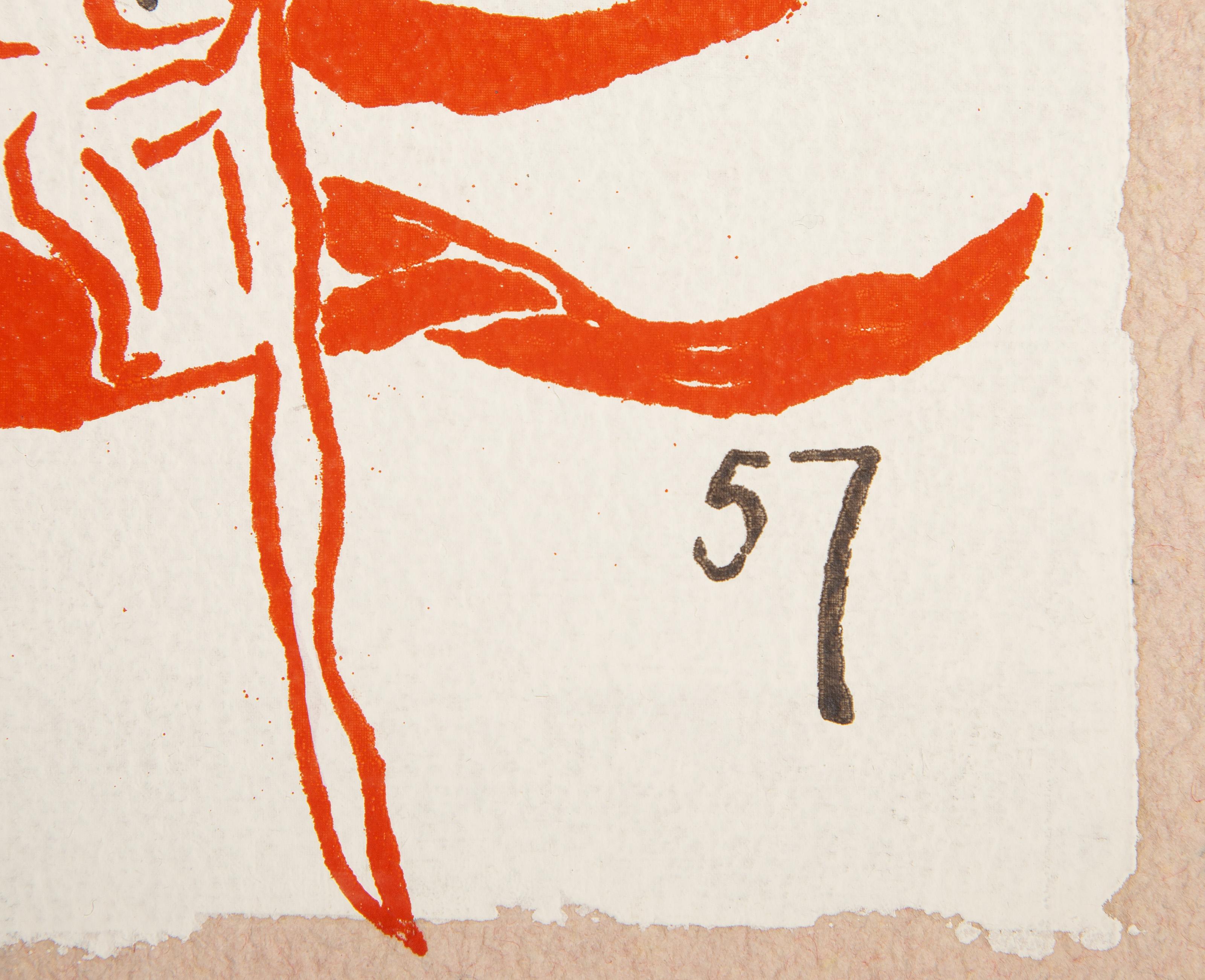 Seasons Greetings, Modern Lithograph by Mary Callery 2
