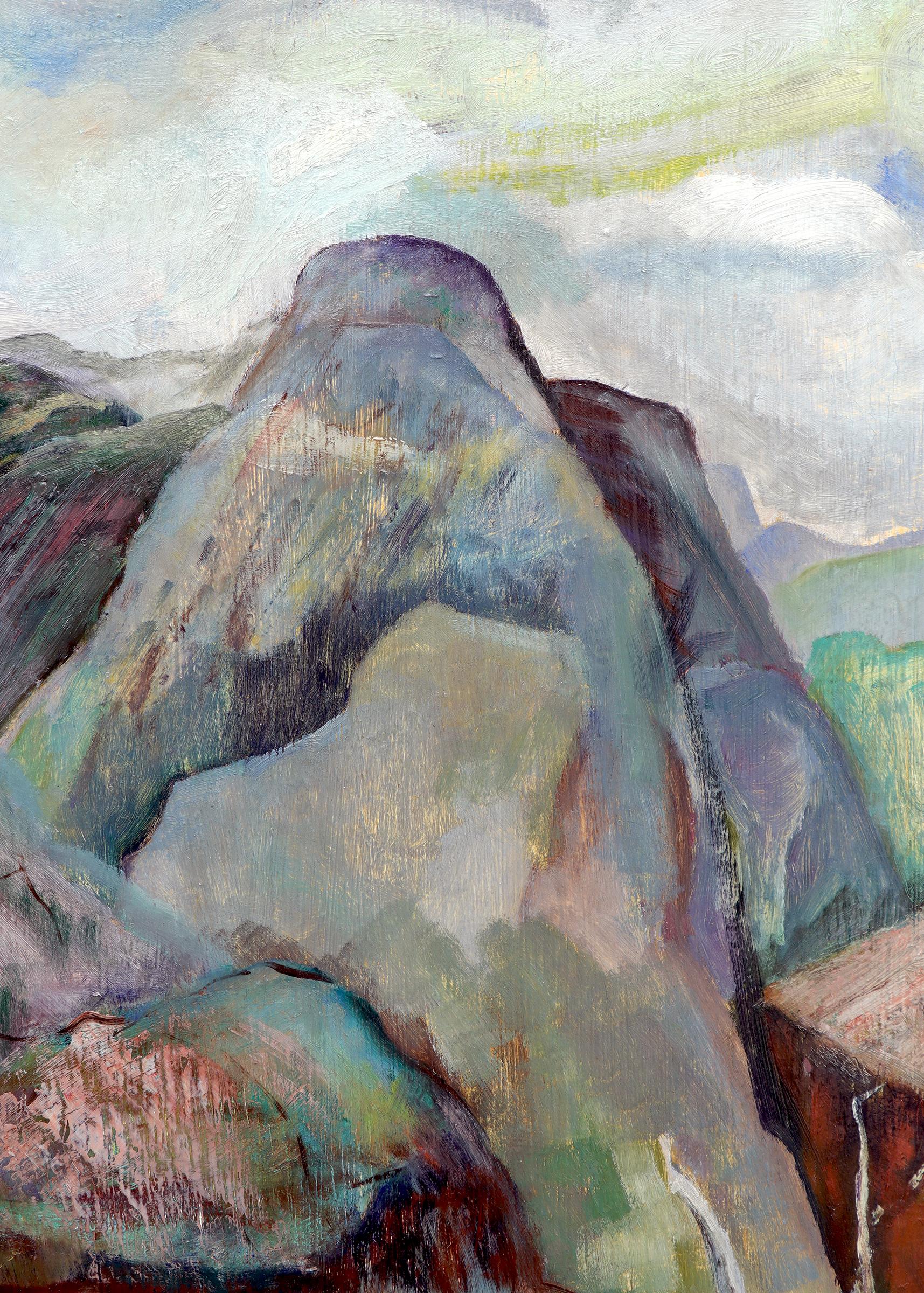 Mountain Landscape, Colorado Springs, Colorado, Framed Landscape Oil Painting For Sale 3