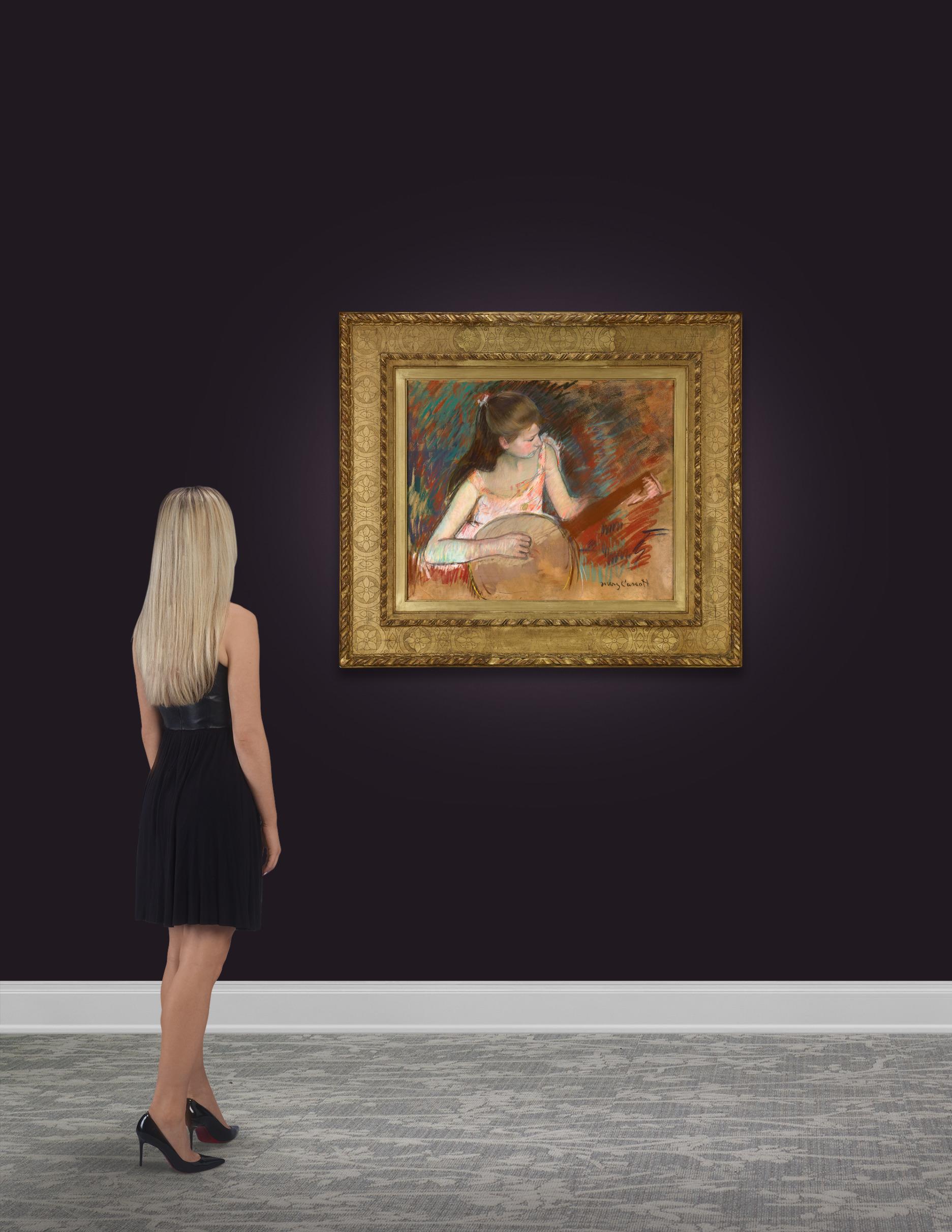 Ragazza con banjo di Mary Cassatt in vendita 4
