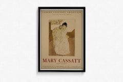 1960 original poster Mary Cassatt Peintres et graveurs Centre culturel américain