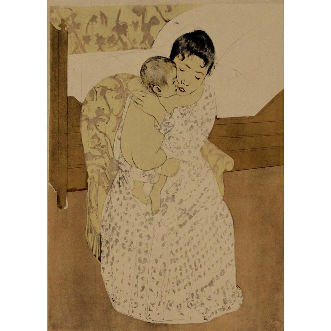1960 cartel original Mary Cassatt Peintres et graveurs Centre culturel américain en venta 2