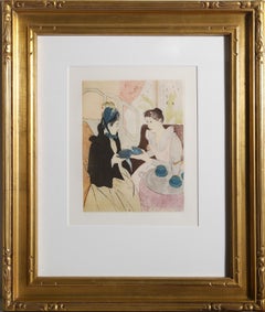 Afternoon Tea Party, acquaforte impressionista dopo Mary Cassatt (after) Mary Cassatt