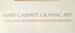 Poster della mostra itinerante Mary Cassatt: arte grafica allo Smithsonian Institution