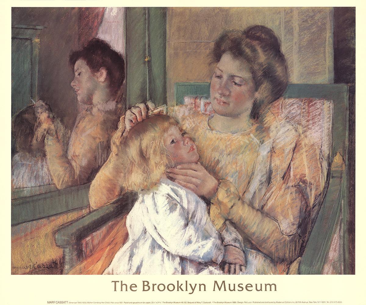 MARY CASSATT Mother Combing Her Child's Hair, 1988 - Print by Mary Cassatt